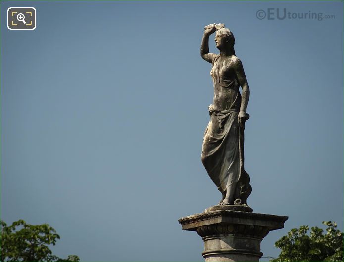 Goddess of Love statue in central garden of Jardin du Luxembourg