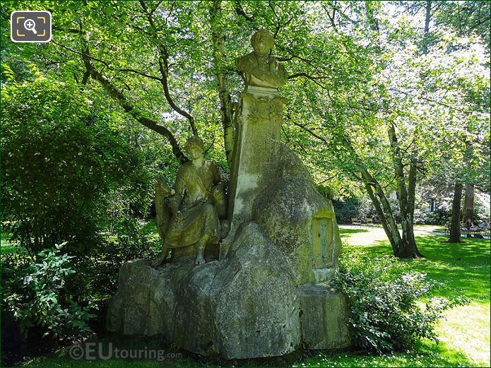 Jardin du Luxembourg Ferdinand Fabre Monument on South side