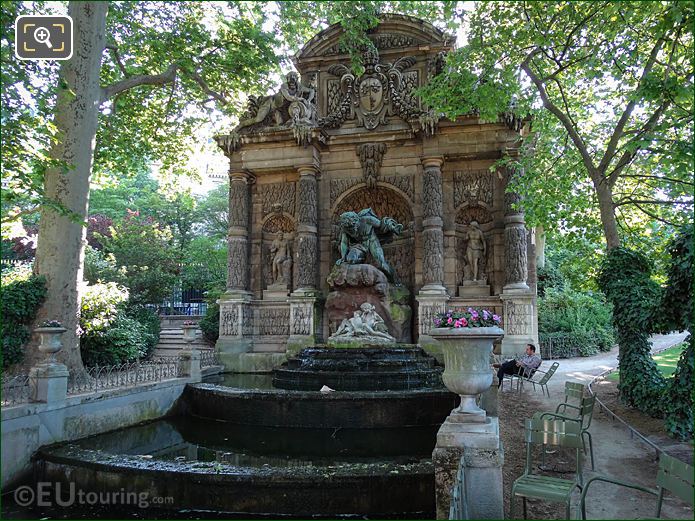 Historical Fontaine Medicis, Jardin du Luxembourg, Paris