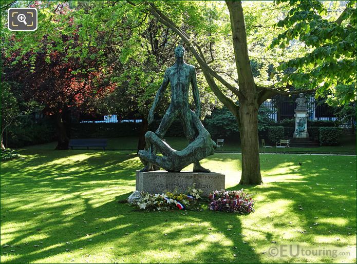 World War II Monument in Jardin du Luxembourg