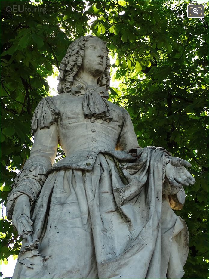 Jardin du Luxembourg Anne Marie Louise d'Orleans statue East terrace
