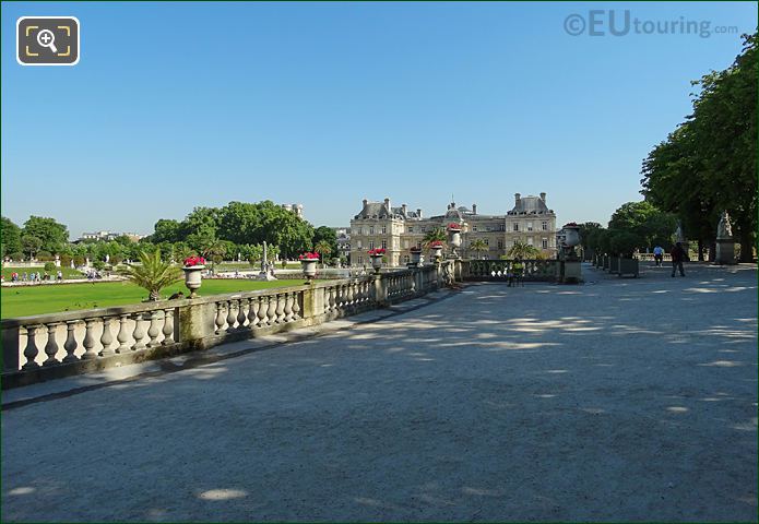 View from SE terrace to Luxembourg Palace