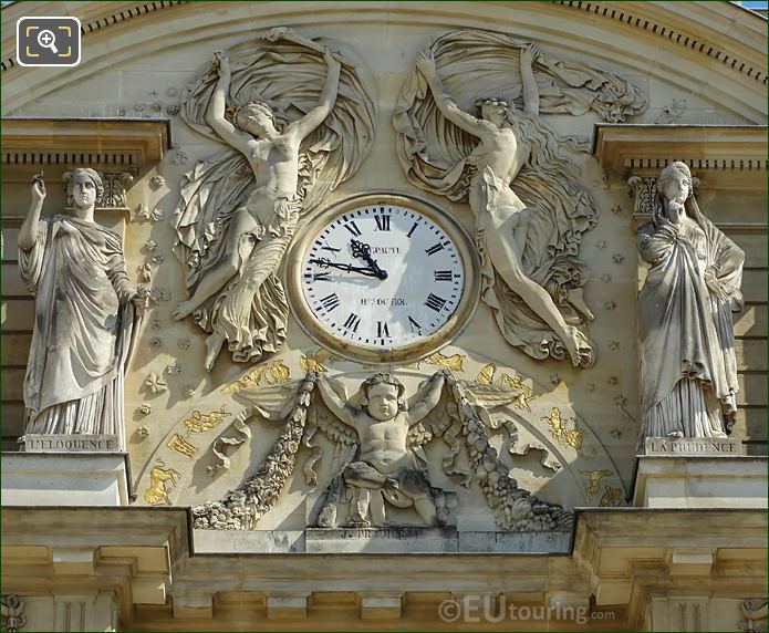 Palais du Luxembourg clock by Jean Baptiste Lepaute