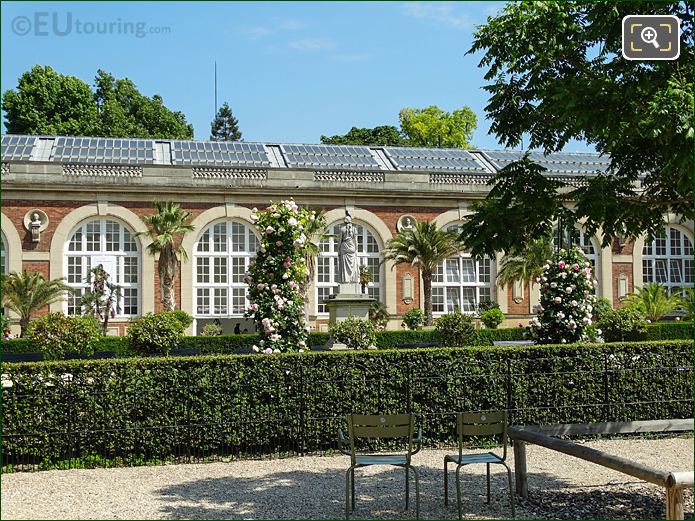 Jardin de la Roseraie historical Rose Garden in Luxembourg Gardens
