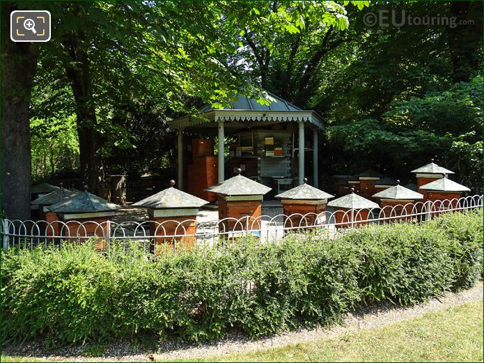 Beehive farm in Luxembourg Gardens