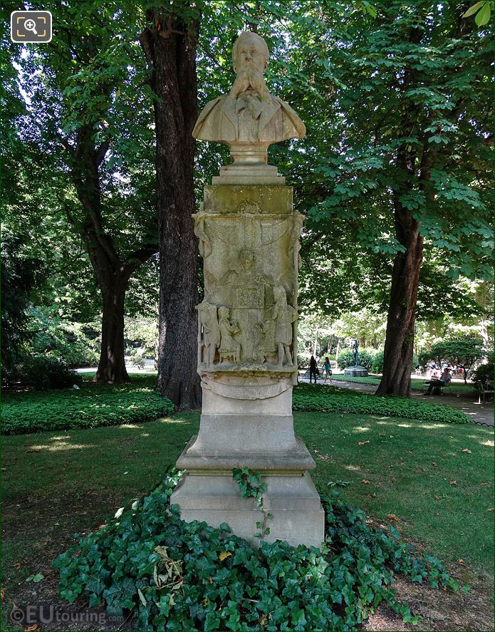 Jardin du Luxembourg Louis Ratisbonne Monument on SW side