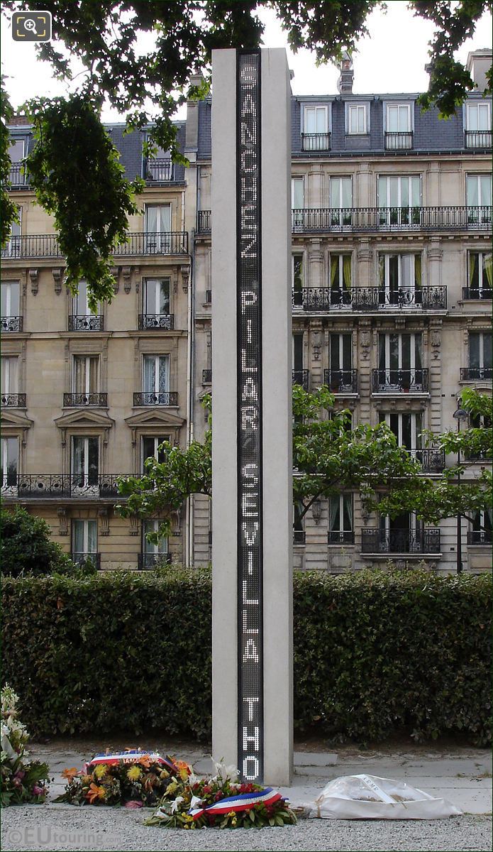 Memorial National de la Guerre d'Algerie monument in Paris