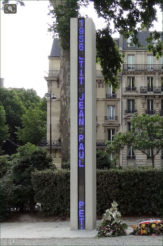 Memorial National de la Guerre d'Algerie et des combats du Maroc et de la Tunisie, Quai Branly, Paris