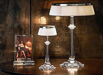 Musee Baccarat Crystal table lamps