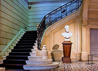 Staircase inside Musee Cernuschi
