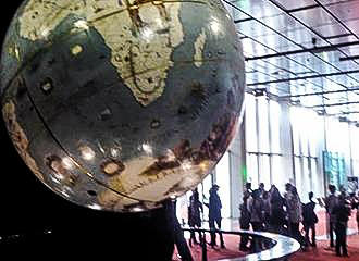 Globes of Louis XIV museum hall