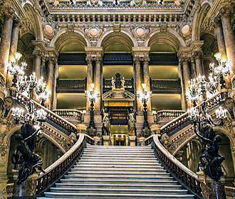 Opera Garnier split staircase