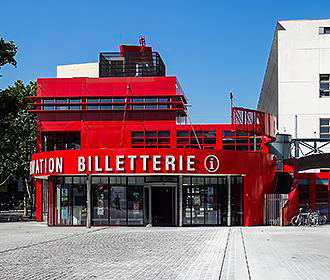 Information centre at Parc de la Villette