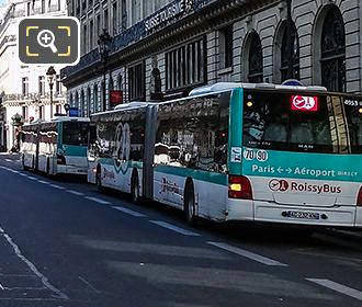 Paris RATP articulated buses