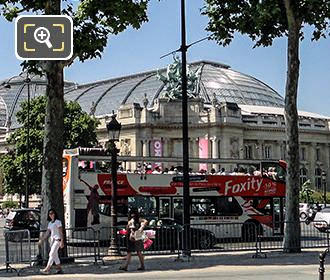 Paris Foxity tourist bus Grand Palais