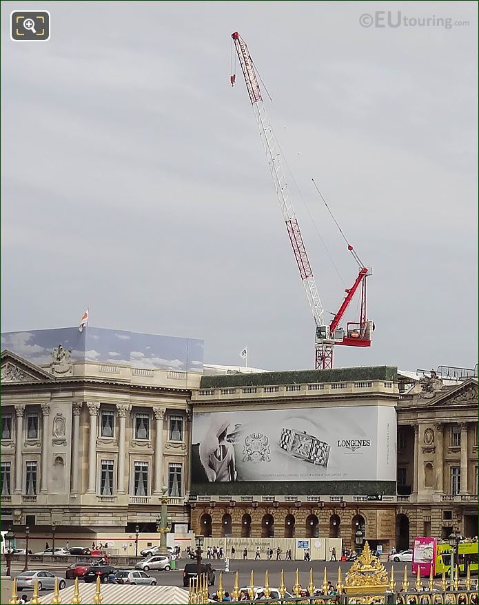 Large Crane in Place De La Concorde