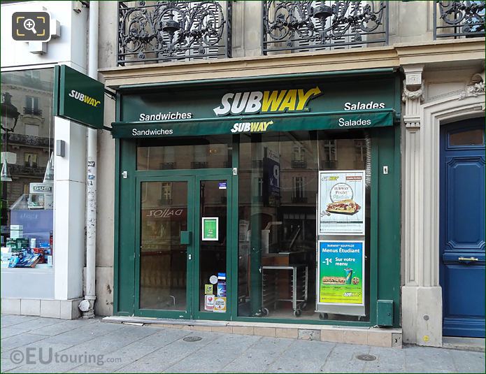 Subway outlet Rue Soufflot Paris