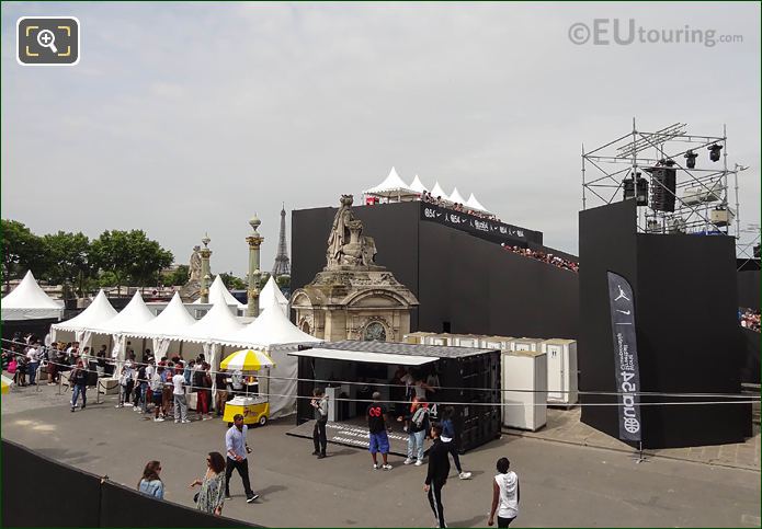 Marquees at Paris World Streetball Championship