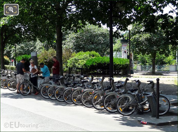 Paris Velib bike system