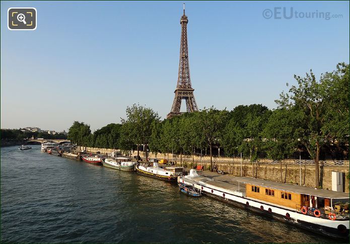 River Seine houseboats