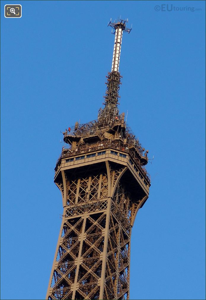 Eiffel Tower communication antennas