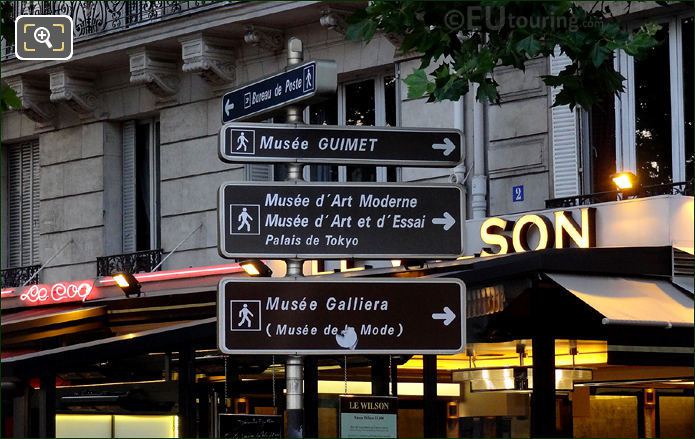 Paris sign posts