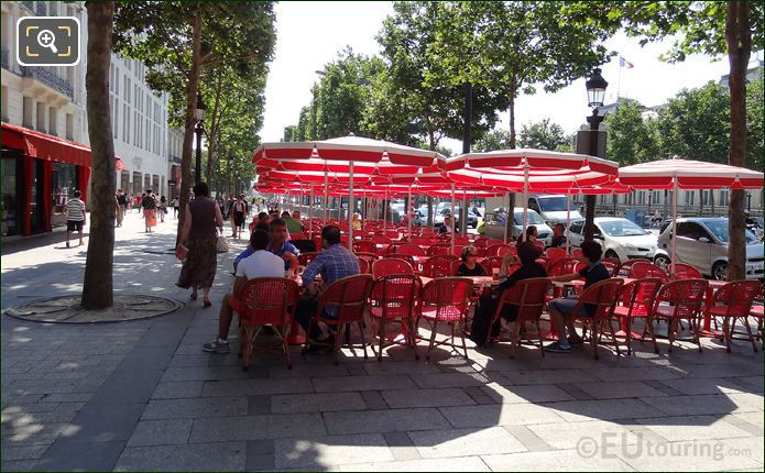 Al Fresco dinning Champs Elysees
