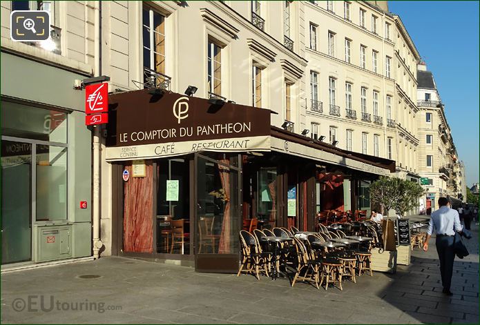 Le Comptoir du Pantheon restaurant Rue Soufflot