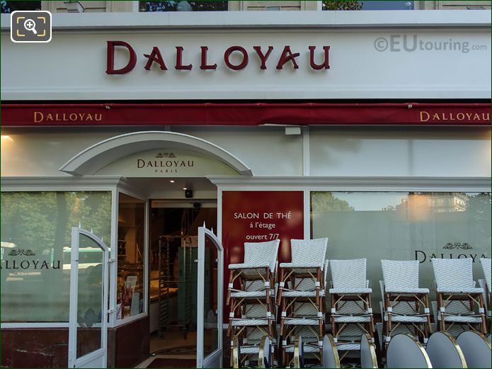 Dalloyau cafe at Place Edmond Rostand Paris