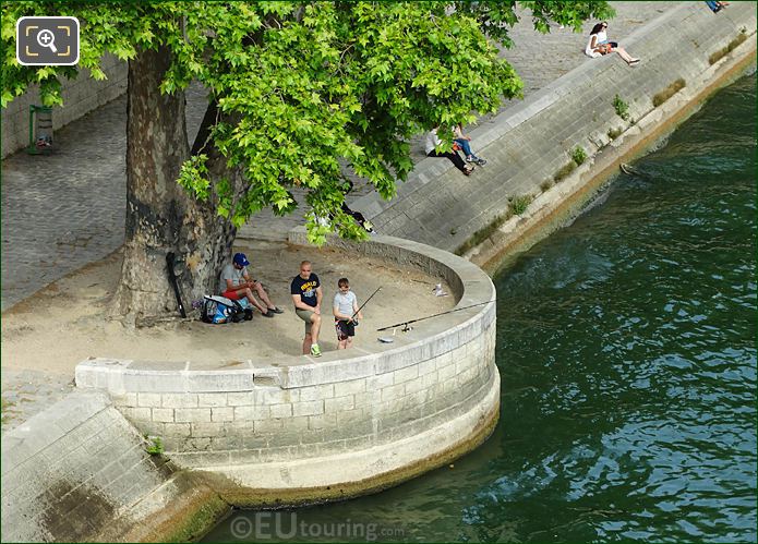 Fishing the River Seine Paris