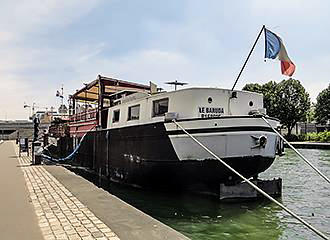 Boat stern of Peniche Cinema