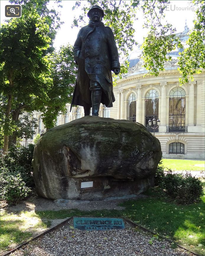 Georges Benjamin Clemenceau statue at Petit Palais