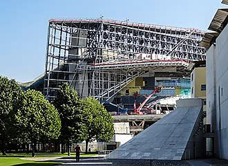 Construction of Philharmonie de Paris