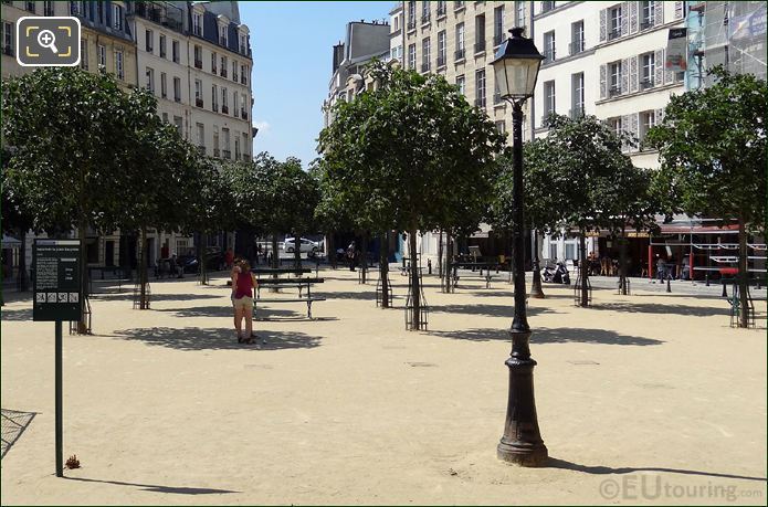 Place Dauphine chestnut trees