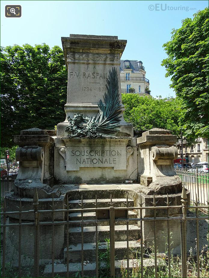 Raspail Monument in Square Jacques Antoine