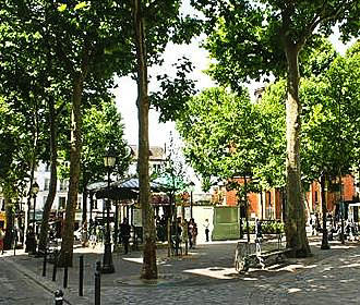 Trees around Place des Abbesses