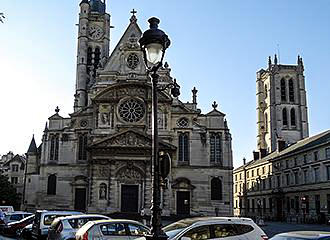 Eglise Saint-Etienne-du-Mont at Place du Pantheon