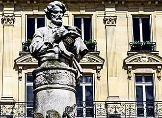 Fountain Within Place Saint-Georges Paris Place Saint-Georges Fountain
