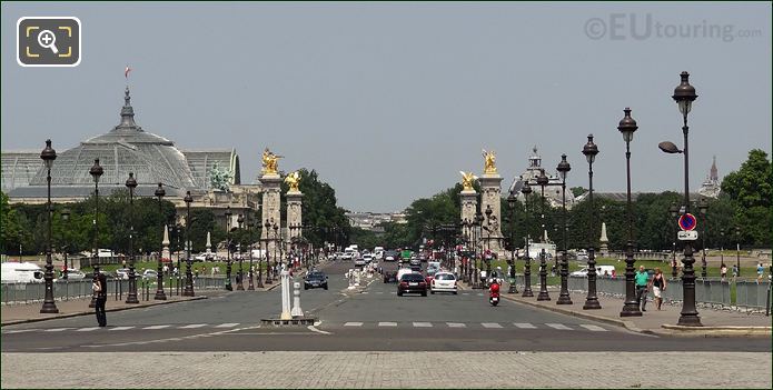 The Pont Alexandre III and its four gilded statues