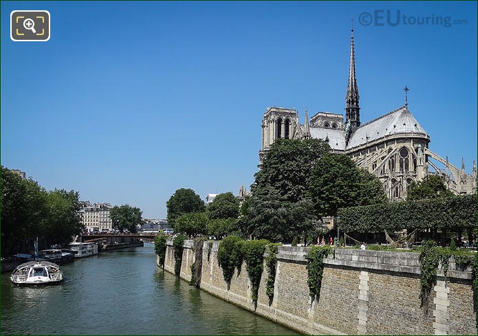 Pont au Double with Notre Dame