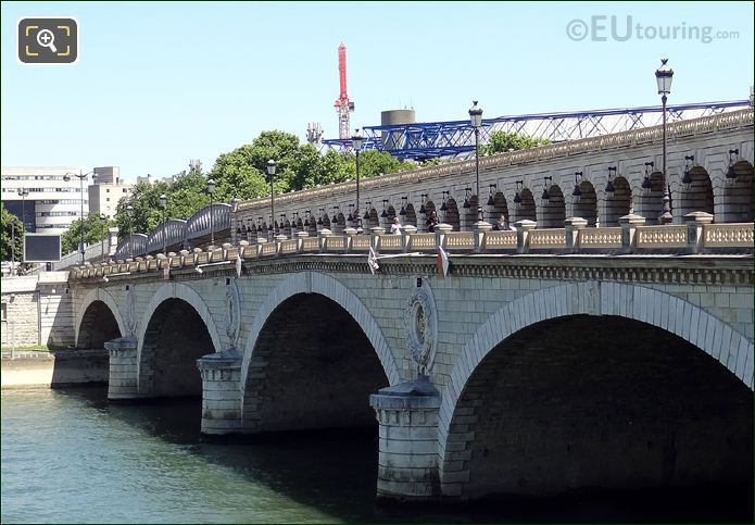 Pont de Bercy stone arches and pillars
