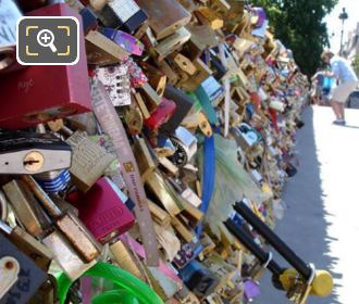 Love Locks on the Pont de l'Archeveche