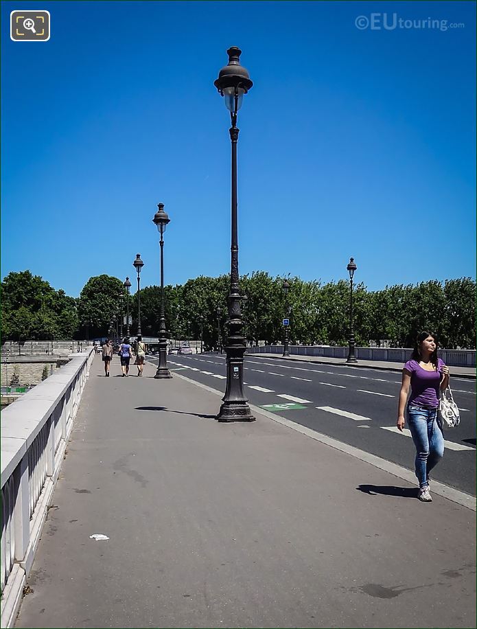 Pont de Tolbiac street lighting