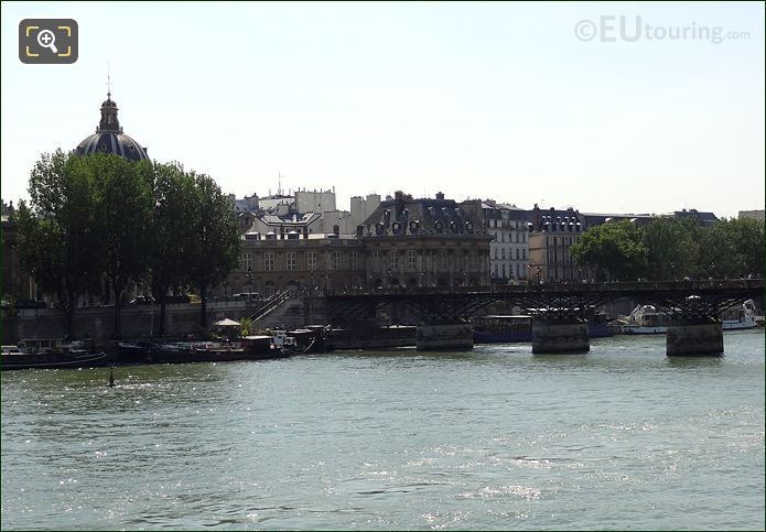 River Seine and Pont des Arts footbridge