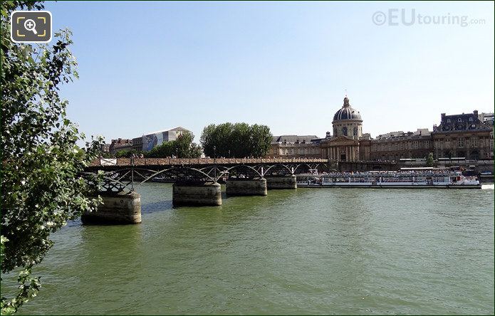 Pont des Arts bridge and the Institut de France