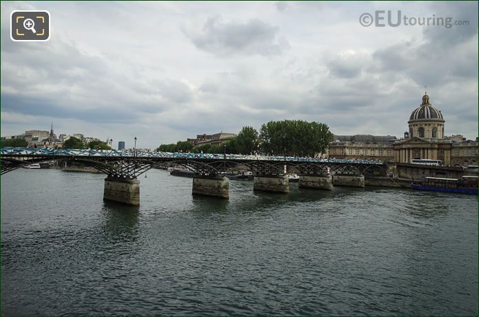 Pont des Arts after reopening in June 2015