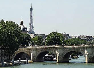 Pont Neuf and Eiffel Tower