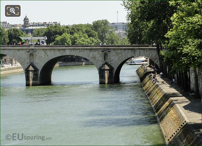 River Seine and Quai Bourdon Paris