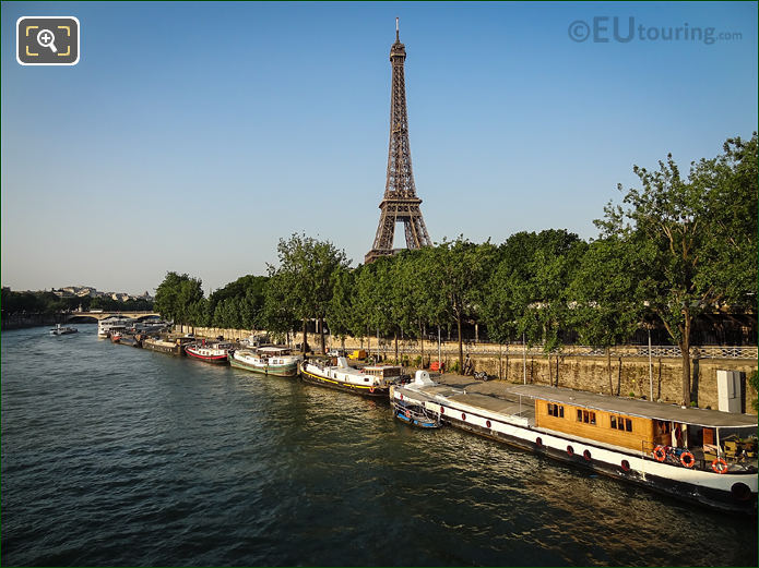 River Seine and Promenade d'Australie Paris