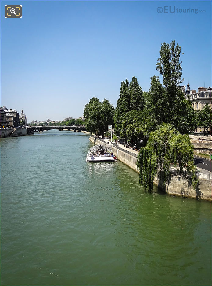 River Seine and Pont d'Arcole Paris